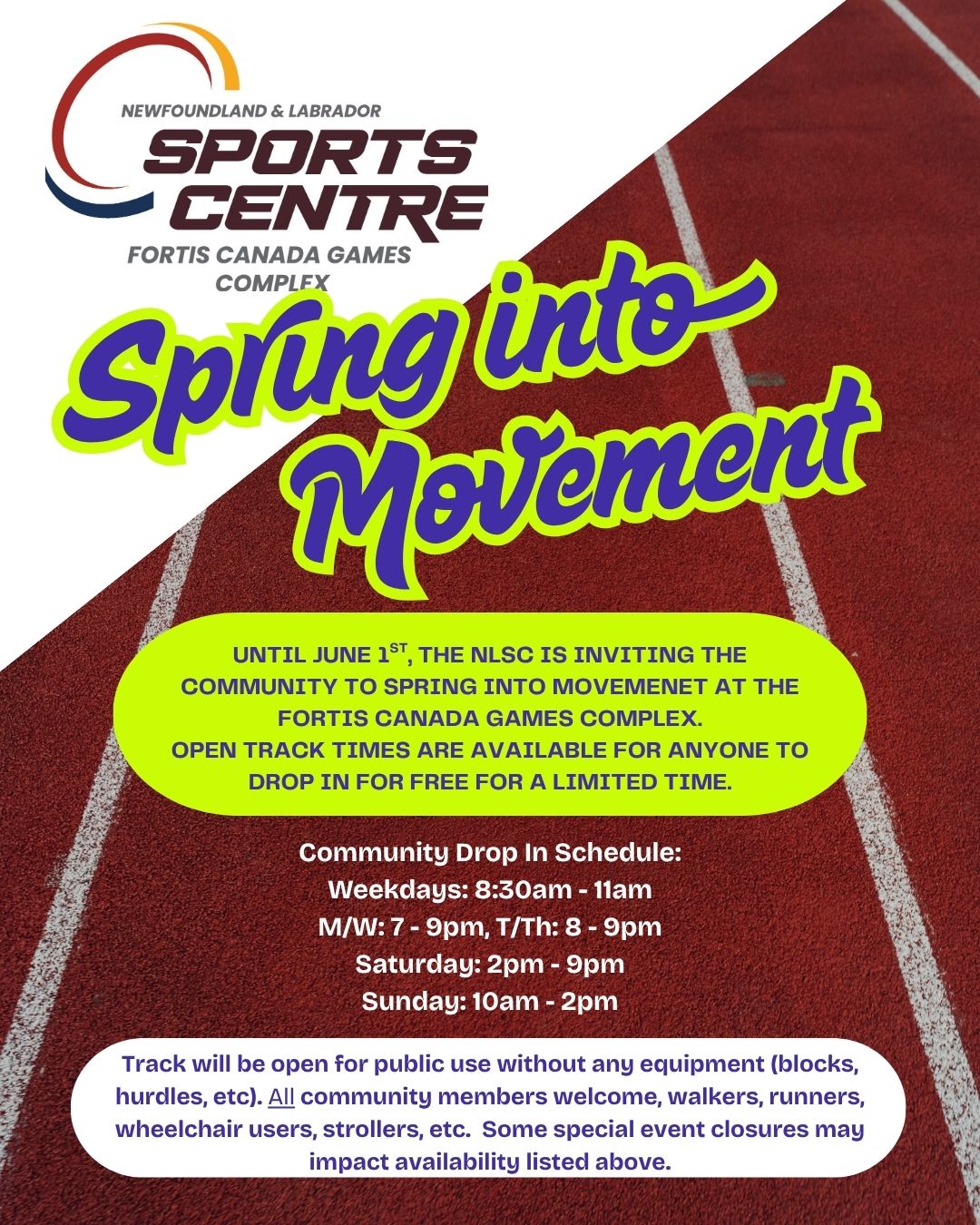 NL Sports Centre - Spring into Movement