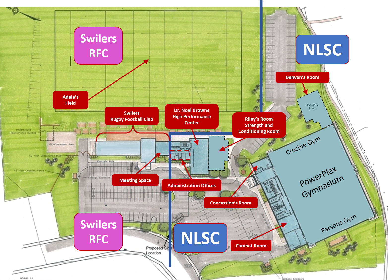 Newfoundland and Labrador Sports Centre Site Plan